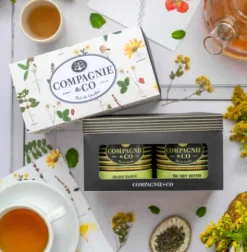 Clearance Compagnie & Co Fraise Basilic & Thé Vert Menthe herbarium giftset